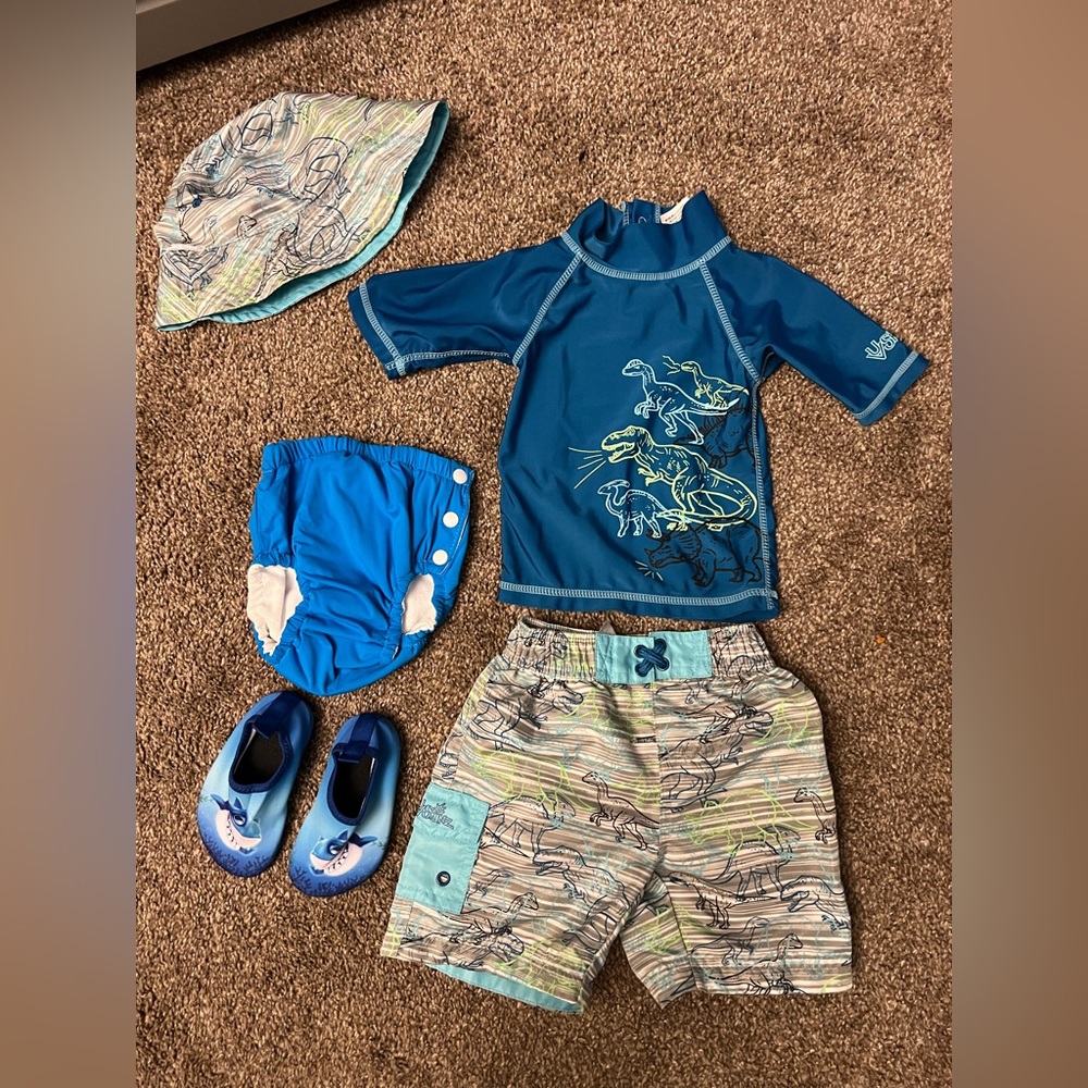 Toddler Boy Swim Outfit 2T